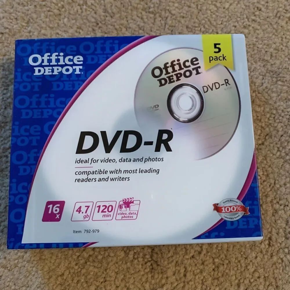 Office Depot DVD-R 5 Pack
